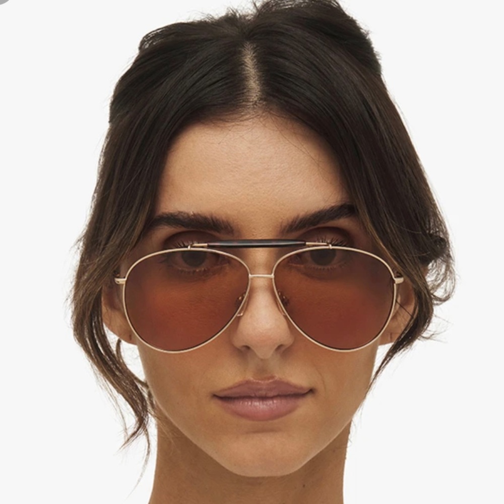 WEWOREWHAT The City Sunglasses in Brown